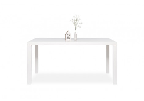Table de salle à manger PRIMO blanc mat