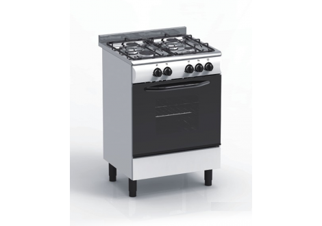 Cuisinière 4 feux gaz MAGIC POINT GM-60+ blanc