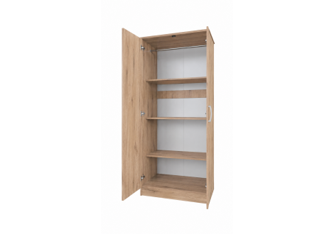 Armoire DORA Lingère 2 portes Chêne doré
