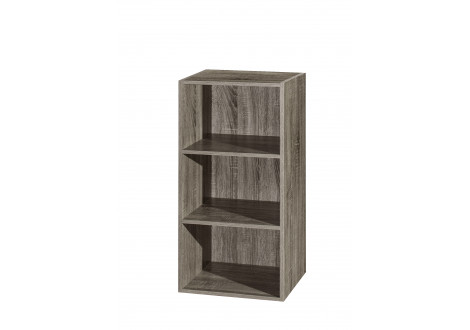 Bibliothèque 3 cases LUDWIG chêne sonoma