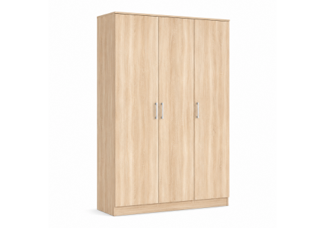 Armoire SONIA 3 portes chêne clair