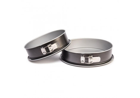 Set de 2 Moules à charnière en acier 24 cm et 28 cm NORBERT TARAYRE