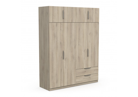 Armoire GHOST chêne  4 + 4 portes 2 tiroirs