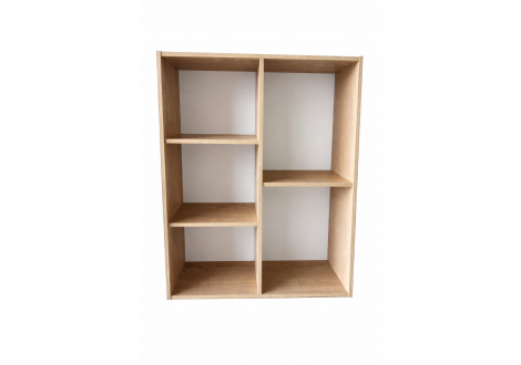 Bibliothèque 5 cases MAMBO CHENE CLAIR
