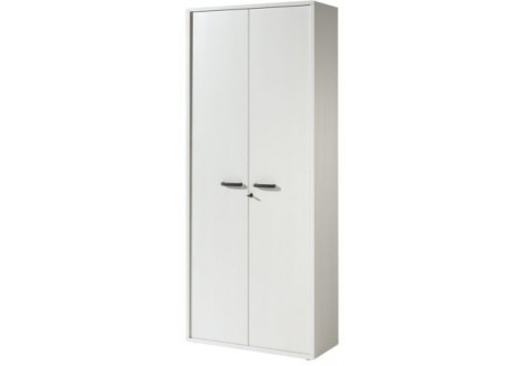 Armoire ronto L90 H216 P40 cm haute 2 portes Blanc
