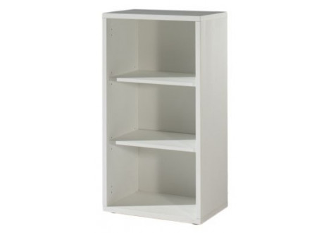 Armoire RONTO L60 H112 P40 cm Basse ouverte Blanc