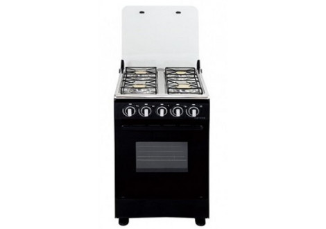 Cuisinière 4 feux gaz MAGIC POINT noir (C20)