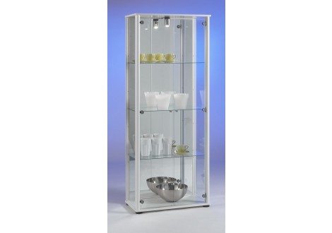 Vitrine  2 portes TAHAA/BORA blanc