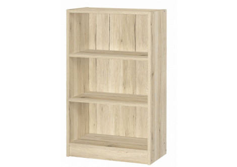 Bibliothèque NOTI 3 niveaux chêne san remo