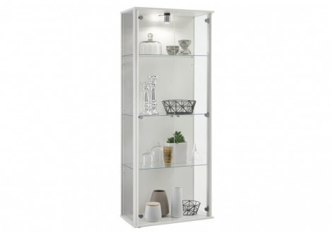 Vitrine  2 portes TAHAA/BORA blanc