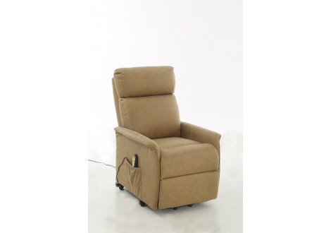 Fauteuil relax Perth cappuccino électrique relevant