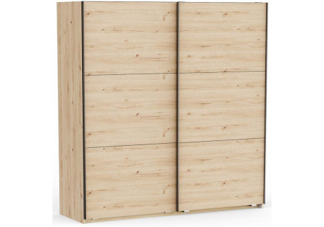 Armoire  ALHAMBRA 2 portes coulissantes chêne clair