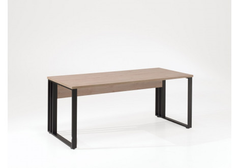 Bureau JANEIRO L160 H73 P80 Chêne/Noir
