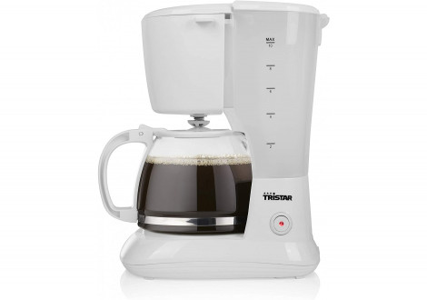 Cafetière TRISTAR 1.25 Litres Blanc CM-1252