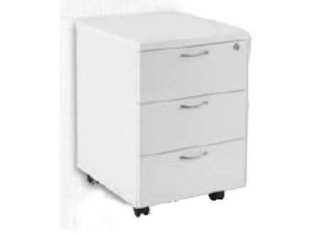 Caisson CR 3 Tiroirs mobile gris