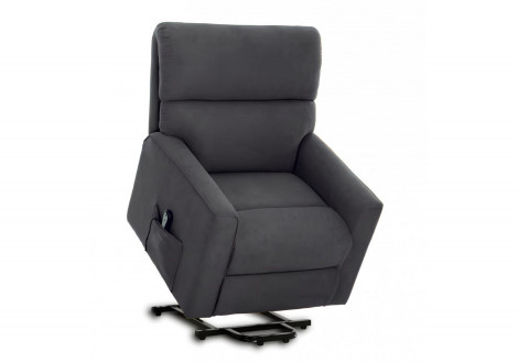 Fauteuil relax électrique Camberra PU gris