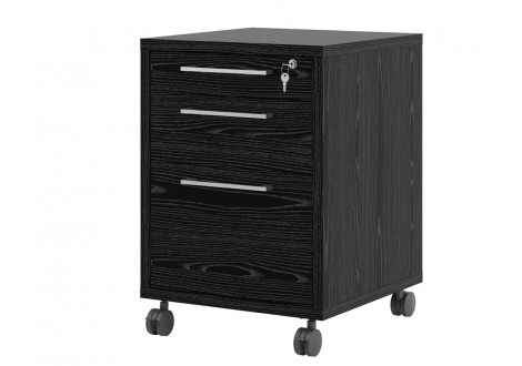 Caisson PRIMA 3 Tiroirs Noir