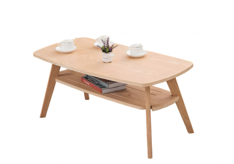 Table basse SONIA décor hêtre