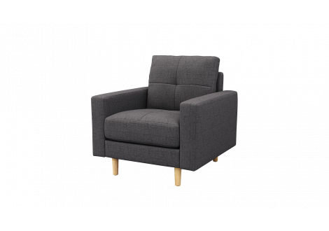 Fauteuil JESSIE gris anthracite