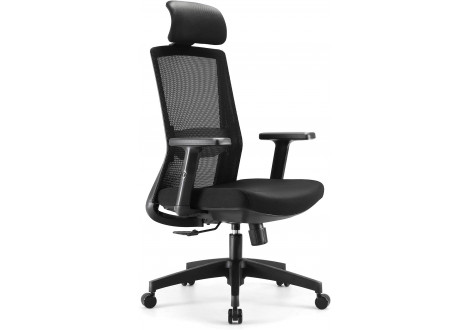 Fauteuil Direction GANIMEDE noir