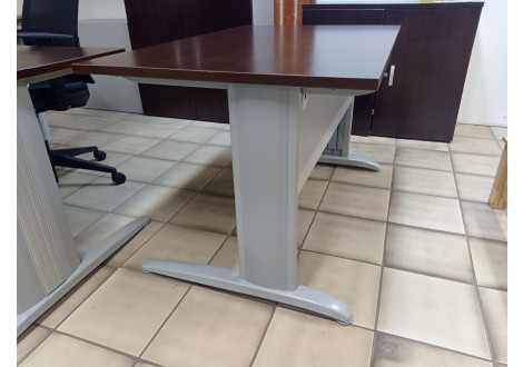 Bureau TONO L120 P80 H73 WENGE ARGENT