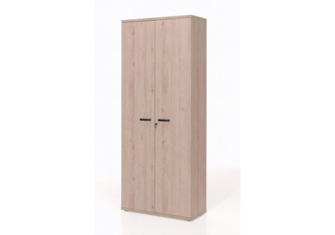 Armoire JANEIRO L90 H216 P40 cm Haute 2 portes Chêne Printemps