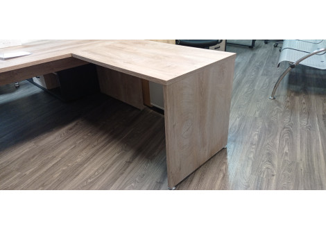 Retour JANEIRO L100 H73 P80 cm Chêne Humus