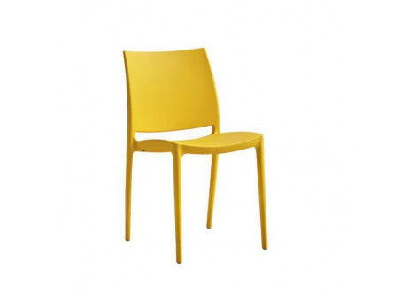 Chaise  ELISE - Polypropylène JAUNE