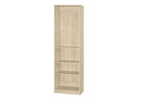 Bibliothèque NOTI 6 niveaux L60 chêne san remo