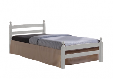 Lit 90x190 MEGARA blanc