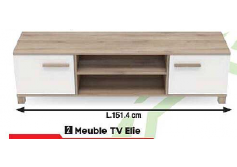 Meuble TV ELIE Chêne kronberg