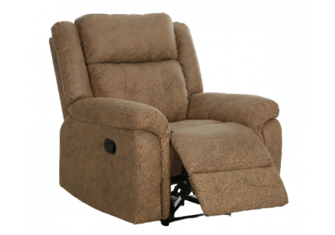 Fauteuil relax 1 place MELBOURNE PU Marron