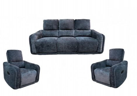 Salon PHENIX 3+1+1 bleu