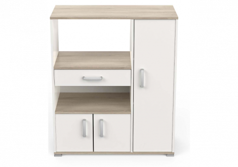 Rangement LOGE TOUT Thyme 3 portes 1 tiroir 2 niches
