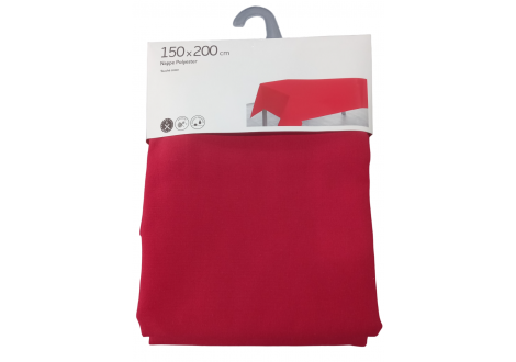 Nappe EFFECT 150 x 200 cm rouge