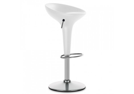 Tabouret de bar SPHERE. blanc