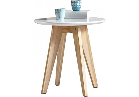 Table de salon RONDO Blanc
