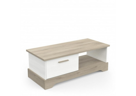Table basse COTTAGE chêne /blanc