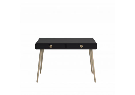 Bureau 2 Tiroirs SOFTLINE NOIR