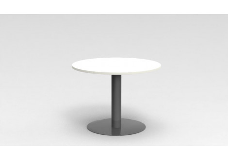 Table de réunion ronde ROL D100 H73 cm Piétement Métal