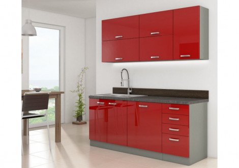 MUR Complet cuisine ROSA