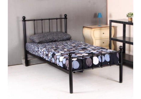 Lit SANTIAGO NOIR 90x190 cm