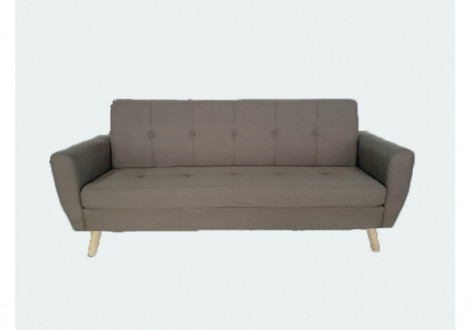 Canapé STEEVE 3 places tissu BEIGE