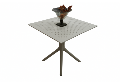 Table carré ERIC en polypro 70x70x75