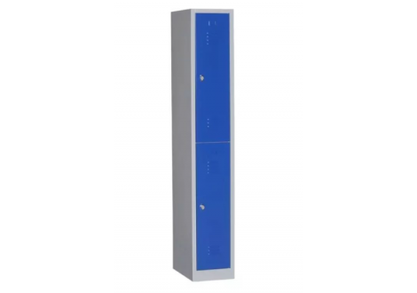 Vestiaire L40 H185 P50 cm multi cases mono bloc 2 cases + 2 CADENAS avec séparations