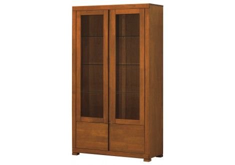 Vitrine 2 portes LIMA naturel