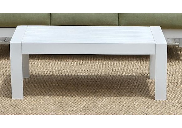 Table Basse De Jardin Patio Alu Blanc