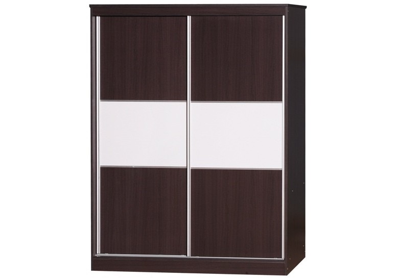 Armoire 2 Portes Coulissantes Wendy Chene Ebene