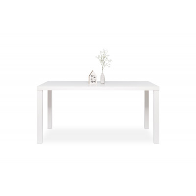 Table de salle à manger PRIMO blanc mat