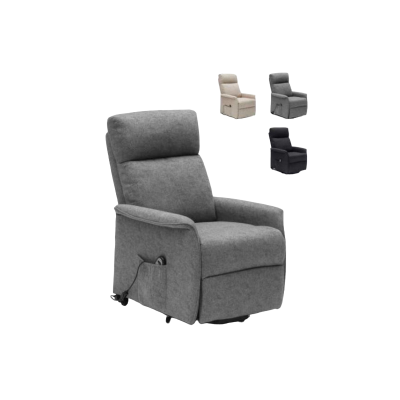 Fauteuil 1 place Relax électrique PERTH gris foncé